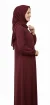 Robe Abaya voile integré Terracotta