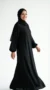 Robe Abaya voile integré Noire - Studio Photo - Model Style: Hijabi