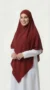 khimar seda de medina rojo - Foto Studio - Estilo de modelo: Hijabi