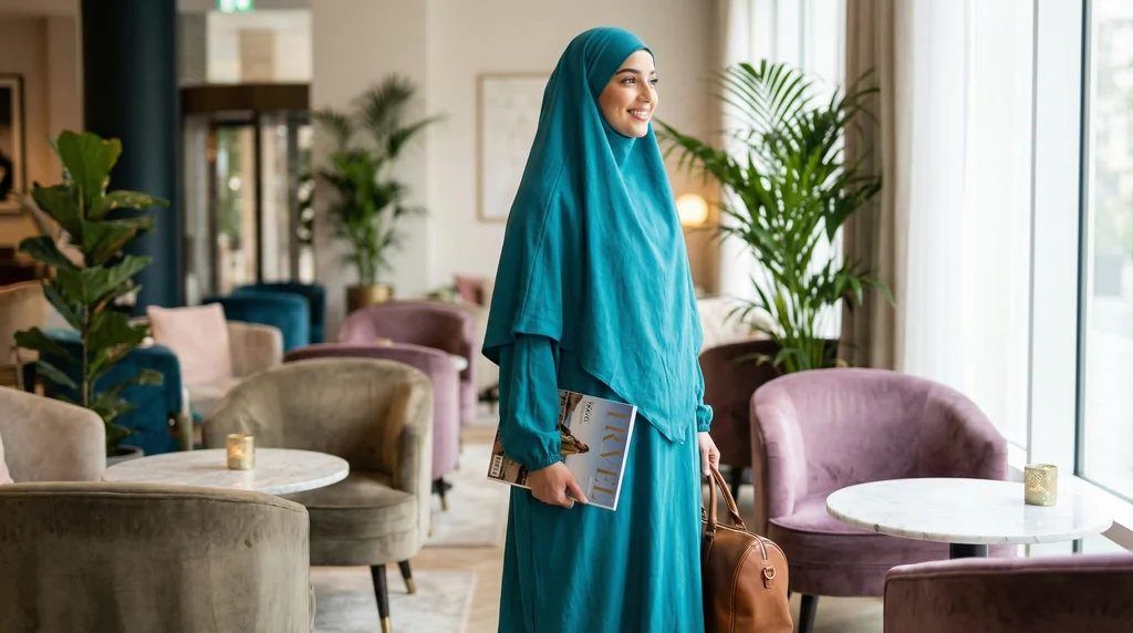 Jilbeb bleu canard jazz -