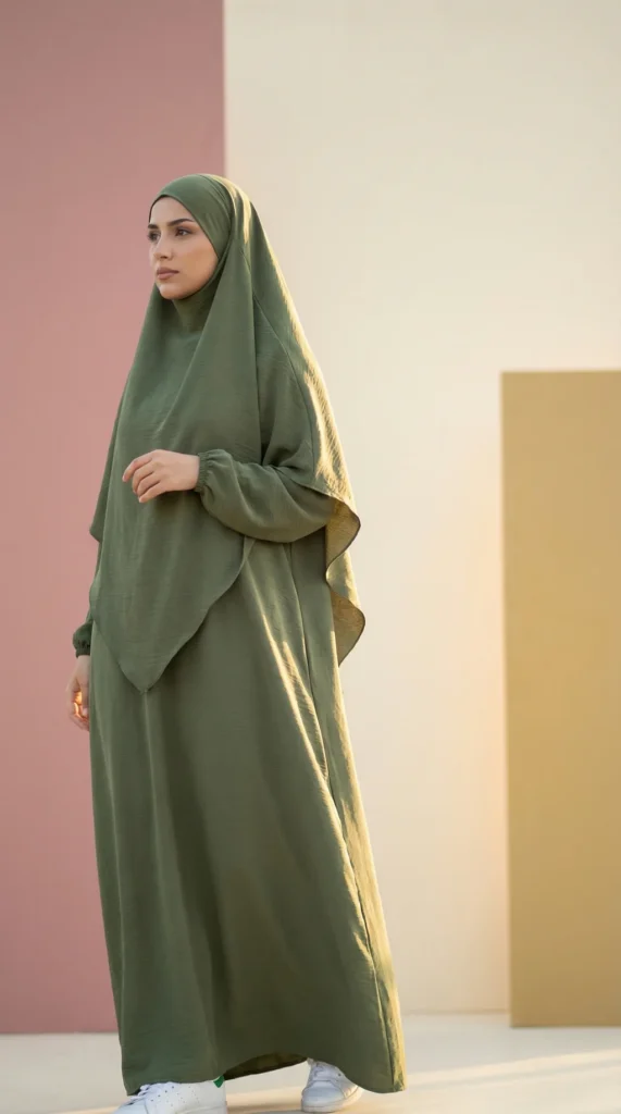 Jilbab Kaki Jazz - Minimale Foto - Model Stijl: Hijabi