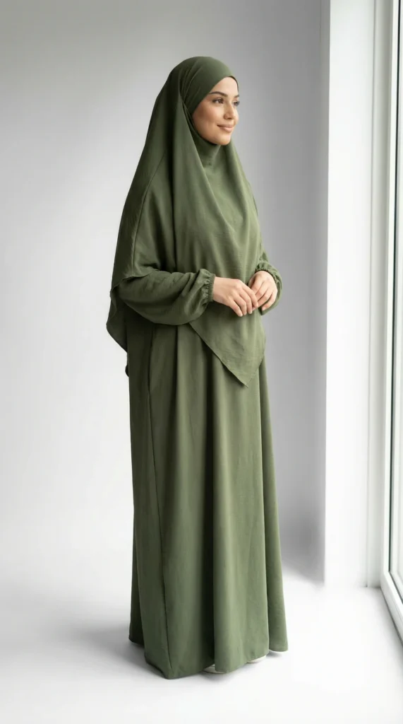 Jilbab Kaki Jazz - Studio Foto - Model Stijl: Hijabi