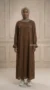 abaya_manche_volante_effet_lin_marron