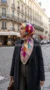 Silk-effect square scarf FT58 03