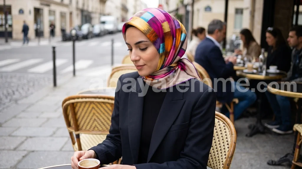 Foulard Collection Luxe FT58 1 Foulard Carré Collection Luxe FT58 Abaya Femme Boutique