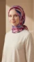 Silk-effect square scarf FT61 06