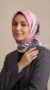 Silk-effect square scarf FT63 07