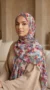Hijab mousseline imprime turc collection Lilia MIT02