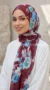 Hijab muselina estampado turco colección Lilia MIT03