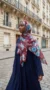 Hijab muselina estampado turco colección Lilia MIT03 03