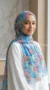 Hijab muselina estampado turco colección Lilia MIT05 02