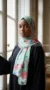 Hijab muselina estampado turco colección Lilia MIT06 02