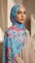 Turkse bedrukte mousseline hijab collectie Lilia MIT07