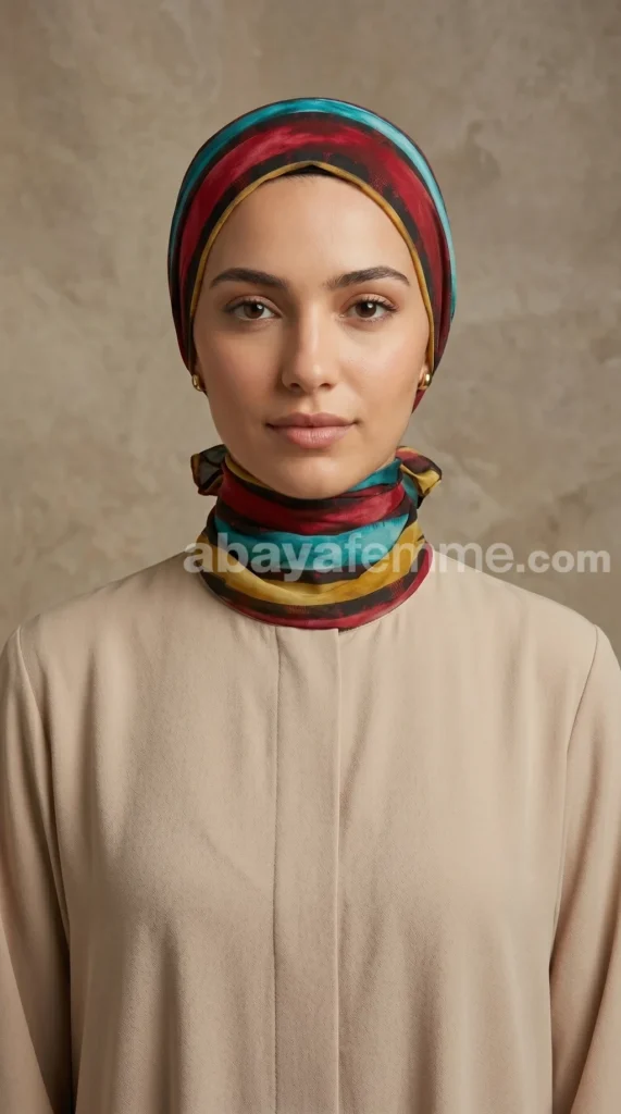 Hijab de muselina estampado turco colección Lilia MIT08 03