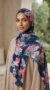 Hijab de muselina estampado turco colección Lilia MIT10 03