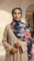 Hijab de muselina estampado turco colección Lilia MIT10 07