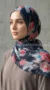 Hijab de muselina estampado turco colección Lilia MIT10 01