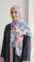 Hijab mousseline imprime turc collection Lilia MIT1602