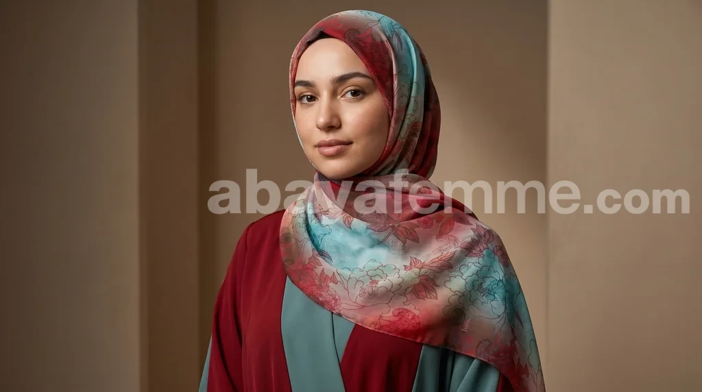 Hijab mousseline imprimé Collection Lilia HMIT18 1 Hijab mousseline imprimé Collection Lilia HMIT18