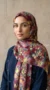 Turkish printed chiffon hijab Lilia collection MIT2105