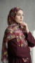 Turkish printed chiffon hijab Lilia collection MIT2003