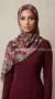 Turkish printed chiffon hijab Lilia collection MIT2108