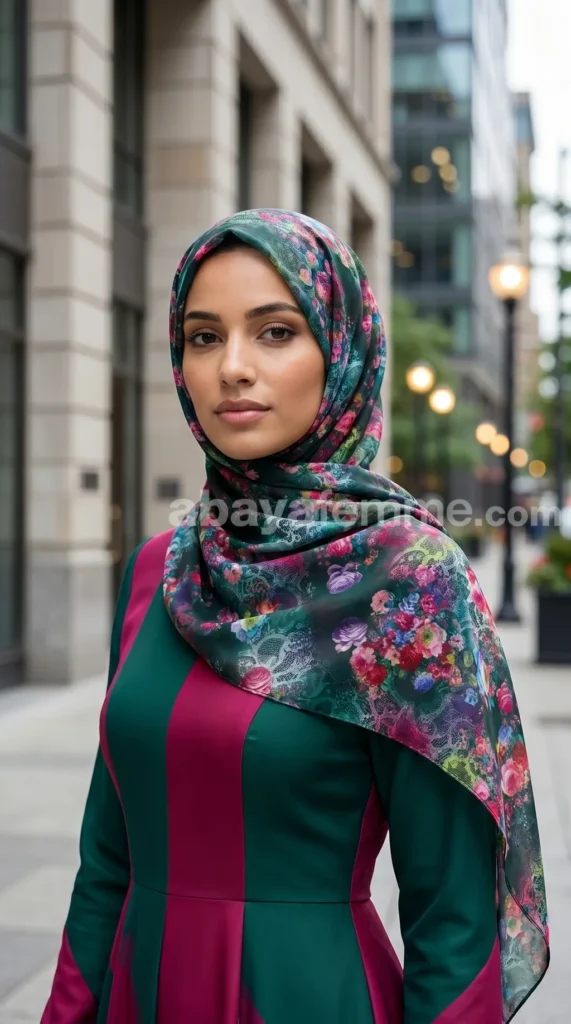 Turkish printed Chiffon Hijab Lilia collection MIT2202