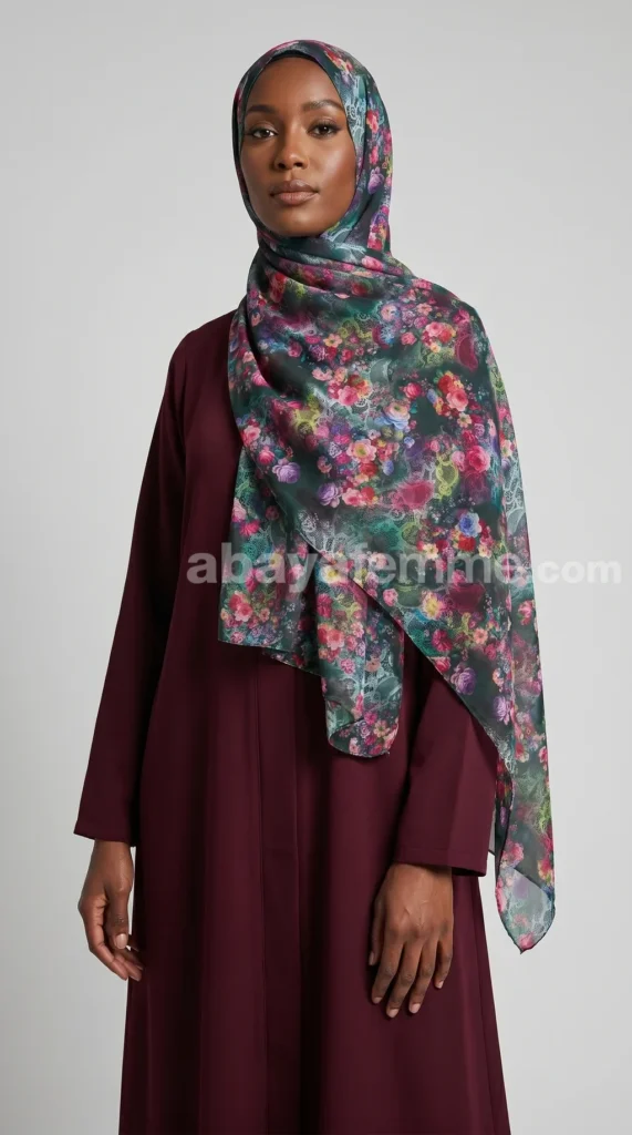 Turkish printed Chiffon Hijab Lilia collection MIT2205