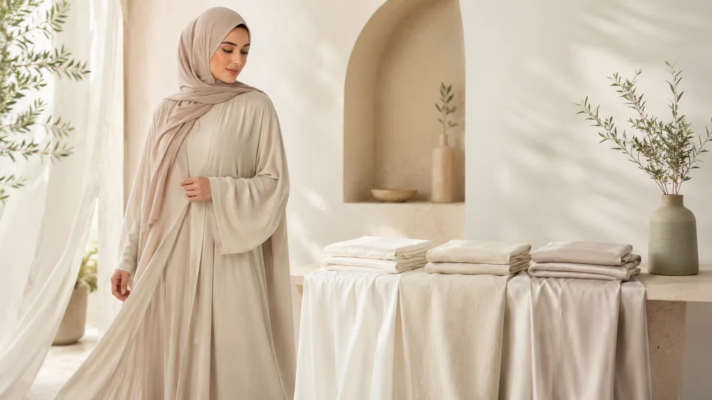 Abaya d’été : quelles matières choisir pour rester élégante et à l’aise ?