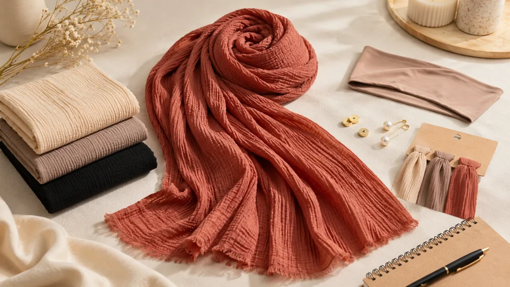 Hijab froissé : comment le choisir et le porter au quotidien sans sacrifier le confort