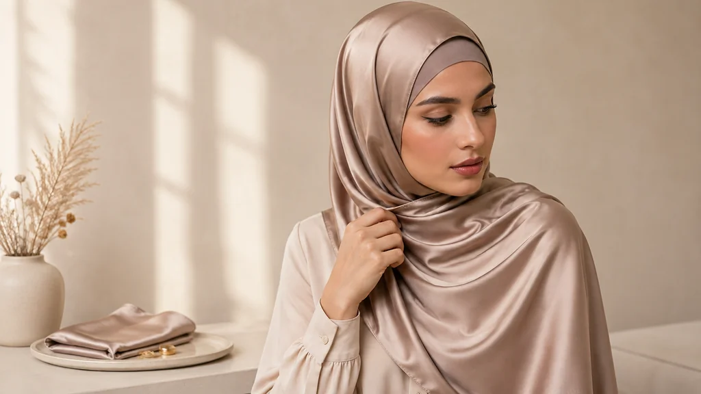 Hijab satiné : comment éviter qu’il glisse et bien le porter ?