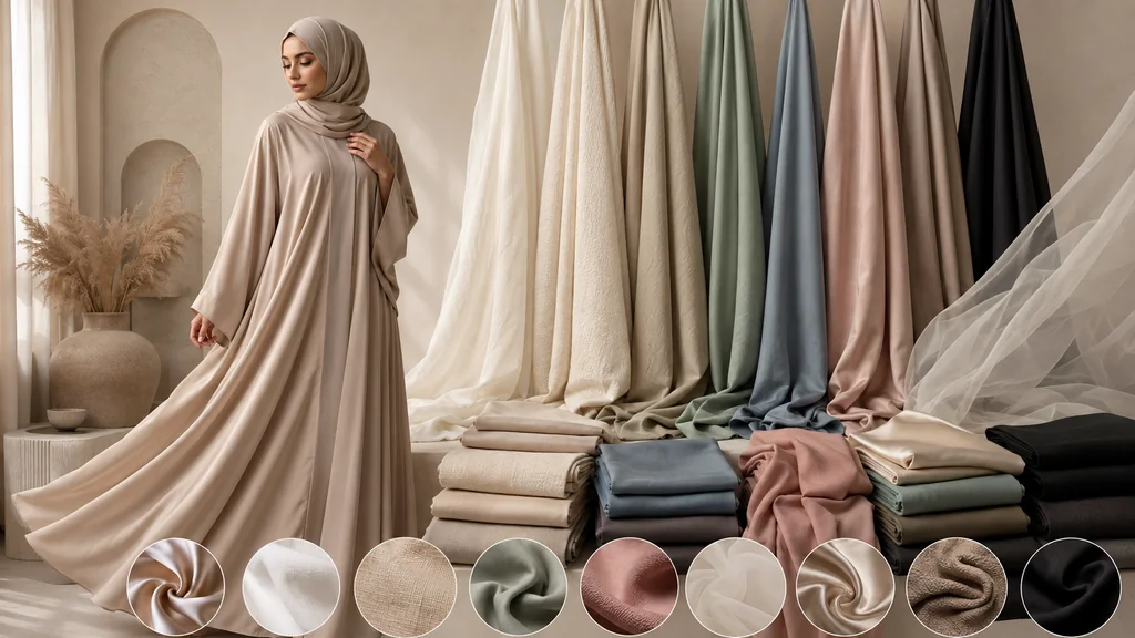 Top 10 des tissus pour abaya à connaître avant de choisir