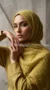 Sage Green Crinkled Hijab Basic Collection
