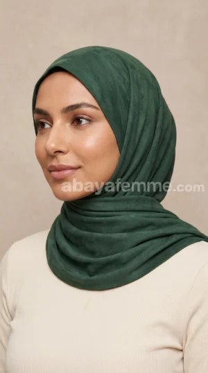 Hijab Daim Vert forêt