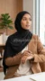 Black Suede Hijab - Image 6
