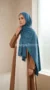 Teal Suede Hijab - Image 6