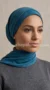 Teal Suede Hijab - Image 4