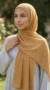 Warm Camel Chiffon Hijab XL Collection - Image 4