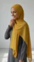 Mustard Yellow Premium Collection Chiffon Hijab - Image 3