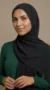 Black Premium Collection Chiffon Hijab