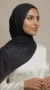 Black Premium Collection Chiffon Hijab - Image 3