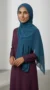 Teal Premium Collection Chiffon Hijab - Image 10