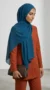 Teal Premium Collection Chiffon Hijab - Image 3