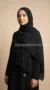 Careena Black Pleated Hijab - Image 4