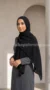 Careena Black Pleated Hijab - Image 7