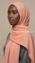 Plissee-Hijab Pfirsich Kollektion Careena - Bild 4