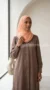 Plissee-Hijab Pfirsich Kollektion Careena - Bild 3