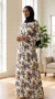 Vestido largo de mujer con estampado floral - Imagen 2