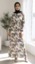 Vestido largo de mujer con estampado floral - Imagen 4