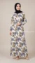 Vestido largo de mujer con estampado floral - Imagen 6